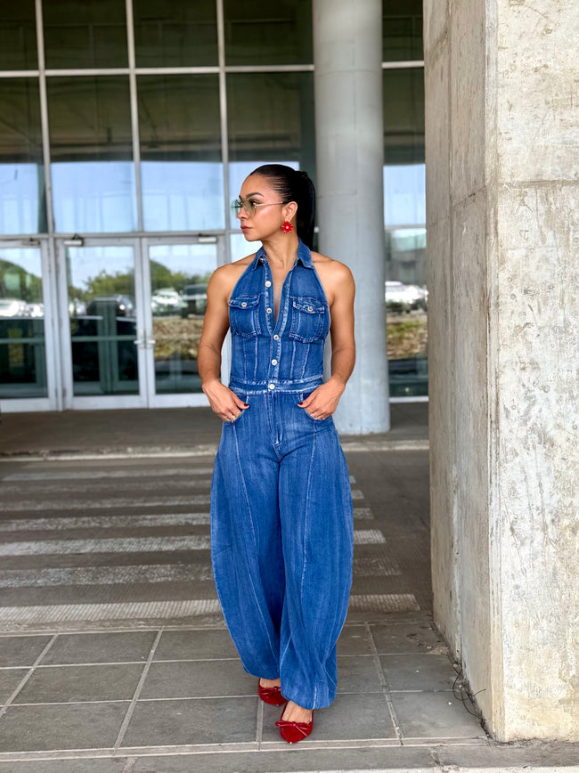 Jumpsuit denim 1012
