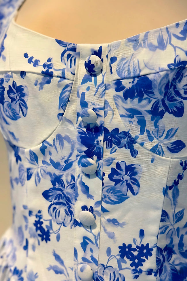 Vestido Porcelain · Mini Toile
