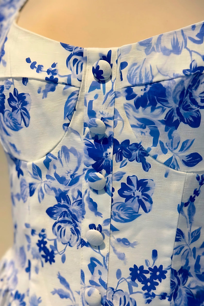 Vestido Porcelain · Mini Toile