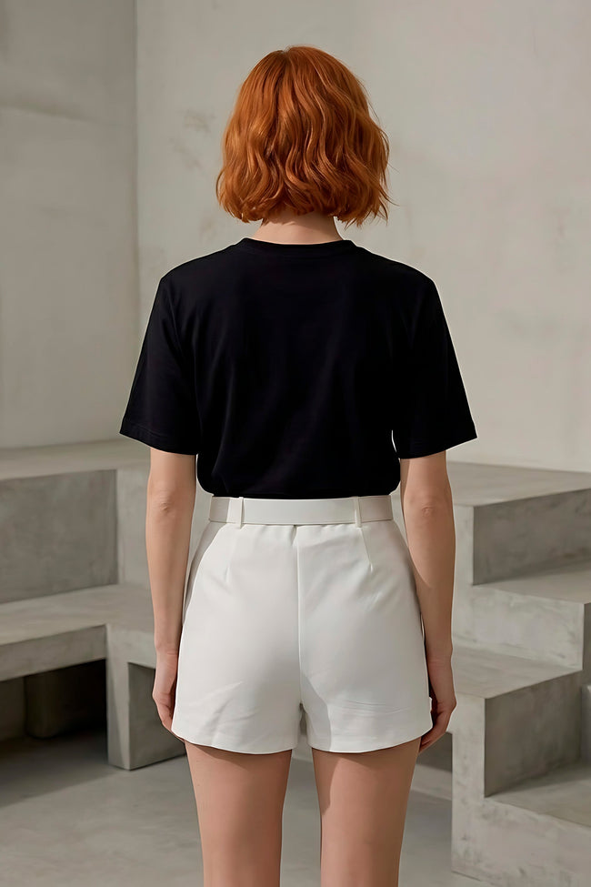 Camiseta Oversize Premium con Logo Bordado