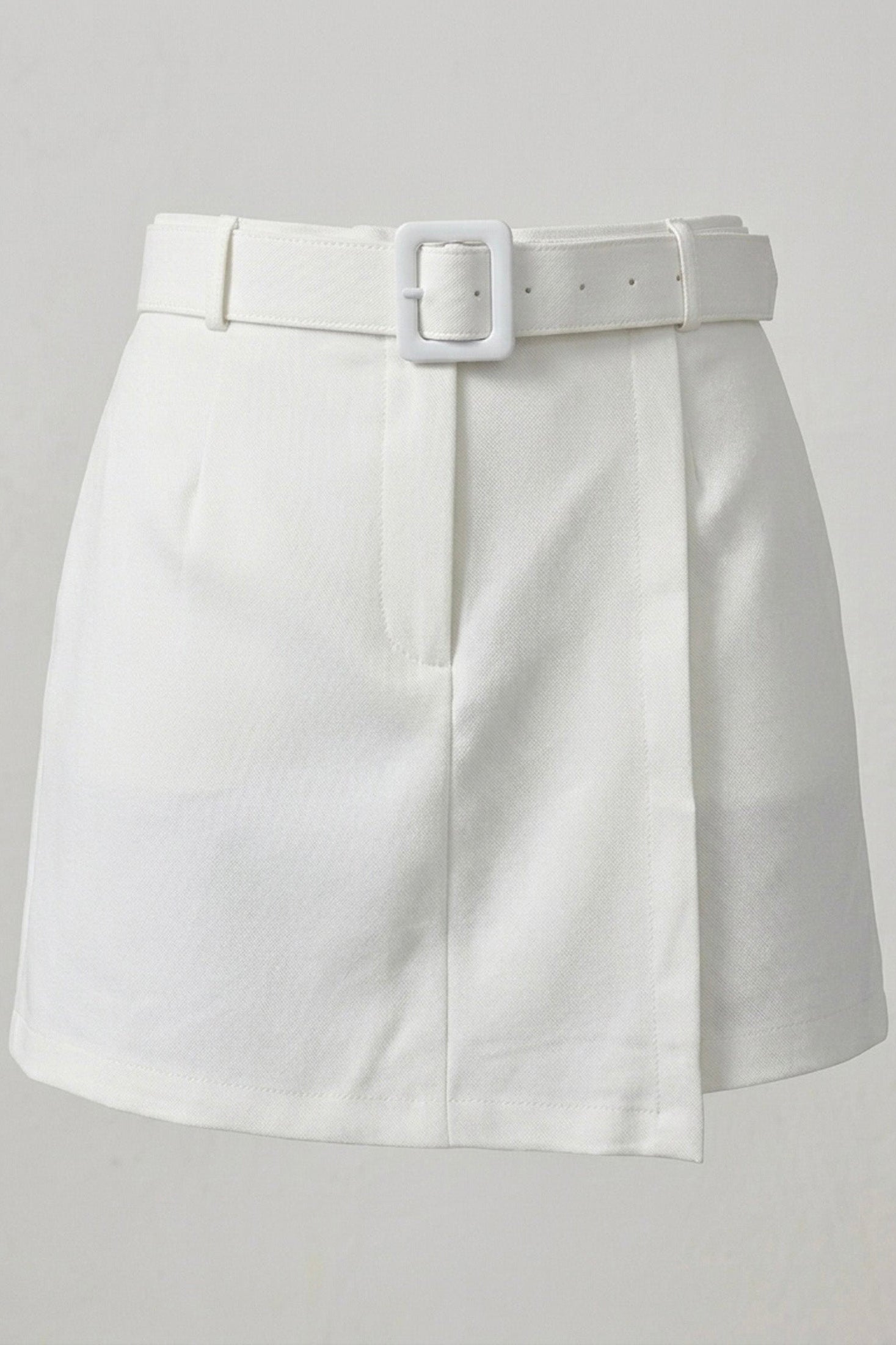 Minifalda-Short Estructurado con Cinturón