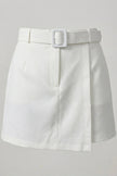 Minifalda-Short Estructurado con Cinturón
