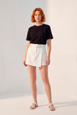 Minifalda-Short Estructurado con Cinturón