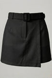 Minifalda-Short Estructurado con Cinturón