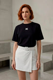Camiseta Oversize Premium con Logo Bordado
