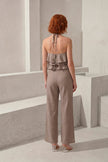 Set Top Halter Volantes + Palazzo JGz Celia