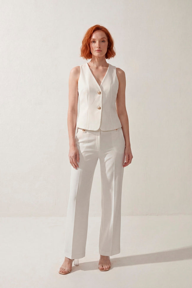 Set Noir · Chaleco Sastre + Pantalón Wide Leg