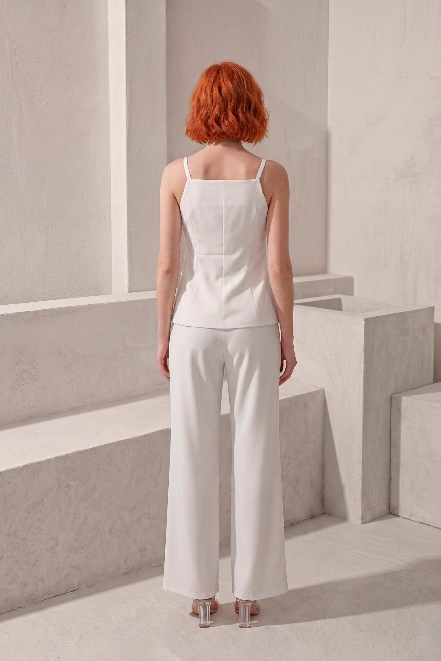 Set Chaleco Sastre + Palazzo Wide Leg