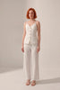 Set Chaleco Sastre + Palazzo Wide Leg