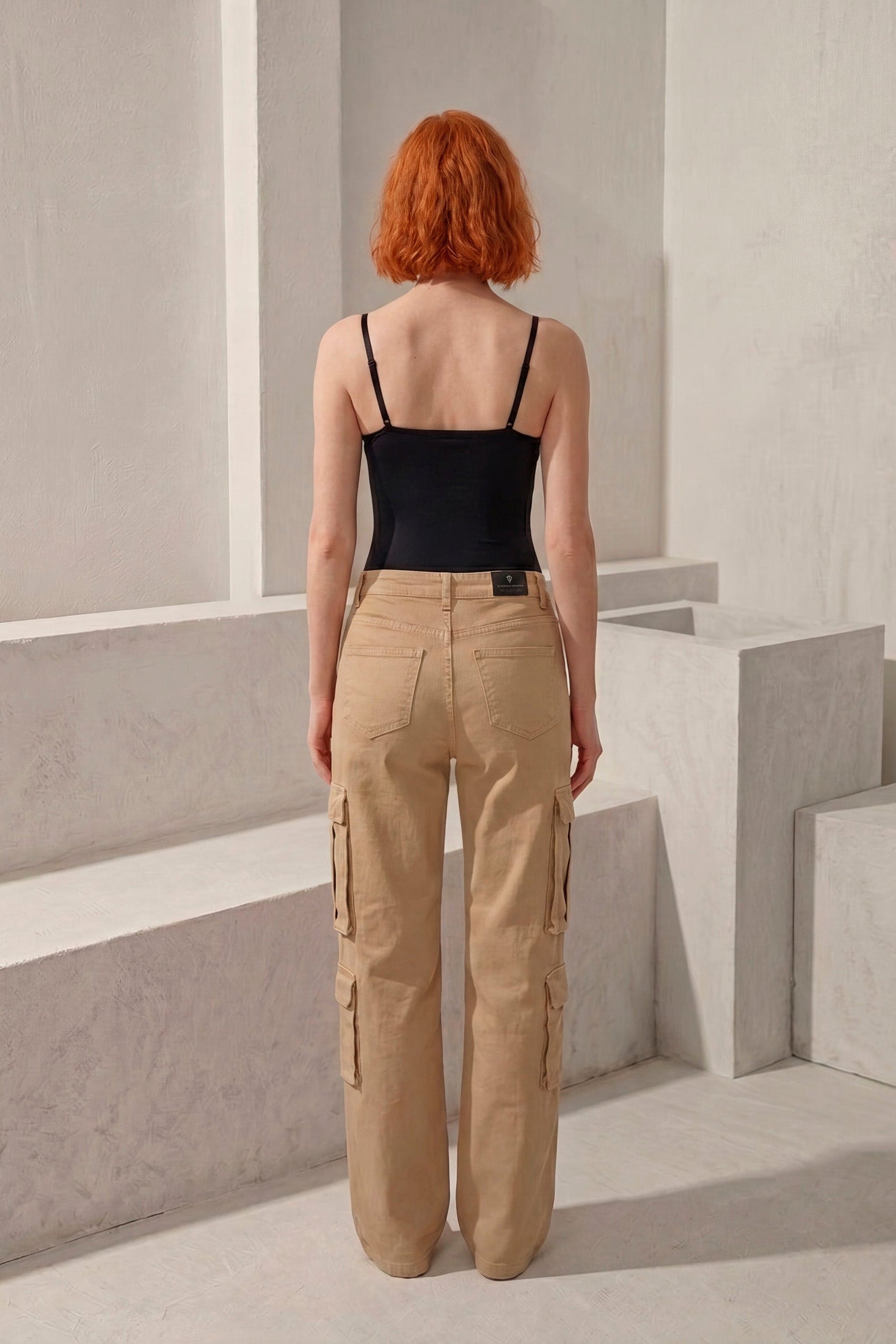 Pantalón · Cargo Wide Leg Tiro Alto