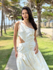 Maxi Vestido Hombro Cut-Out Lumière