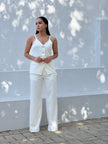 Set Chaleco Sastre + Palazzo Wide Leg
