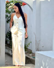 Set Chaleco Sastre + Palazzo Wide Leg
