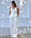 Set Chaleco Sastre + Palazzo Wide Leg