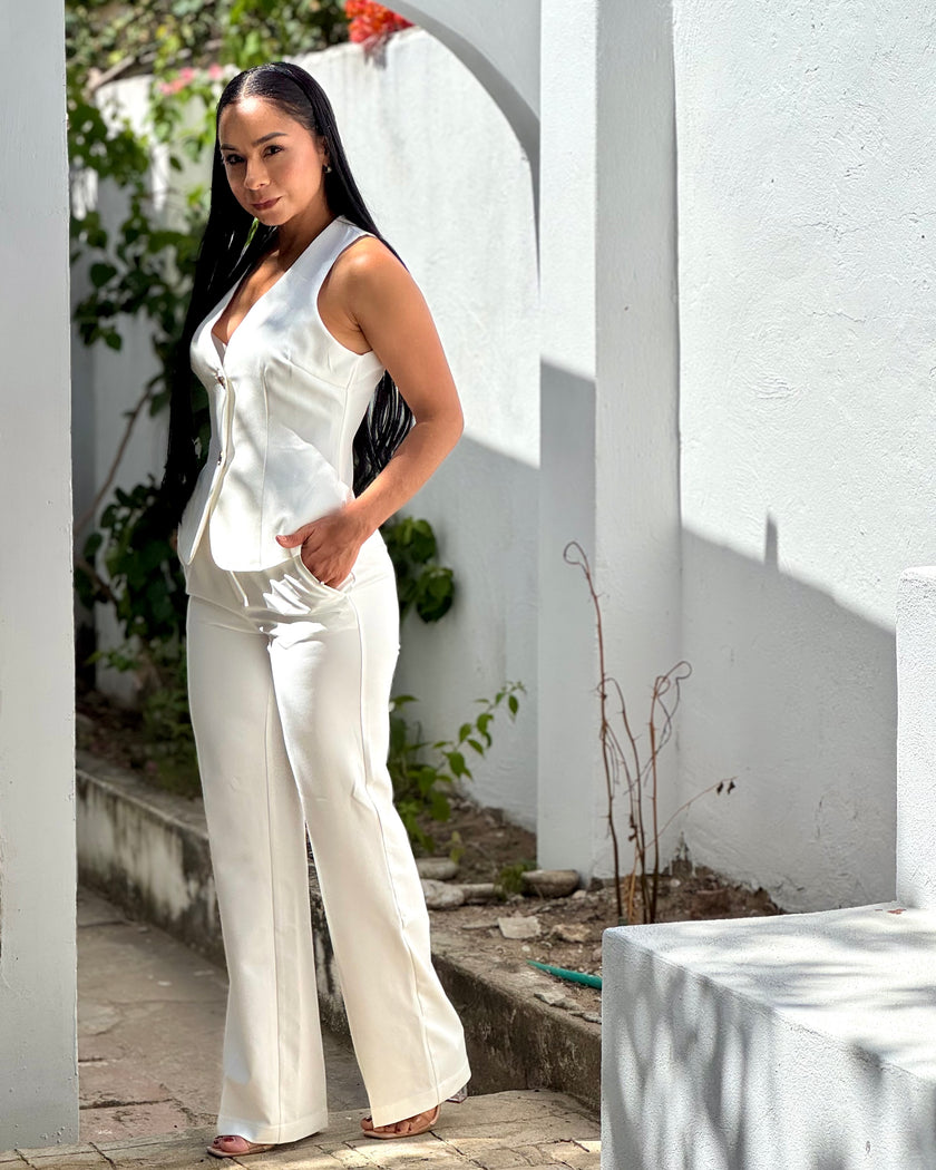 Set Noir · Chaleco Sastre + Pantalón Wide Leg