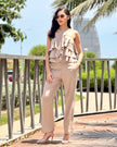 Set Top Halter Volantes + Palazzo JGz Celia