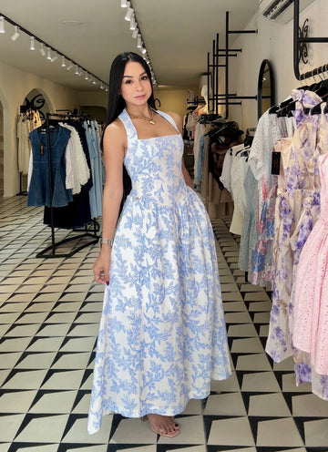 Vestido largo estampado Ref: LUXX